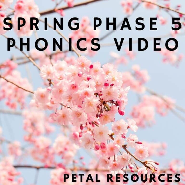 Spring Phonics Phase 5 Video Lesson - Petal Resources