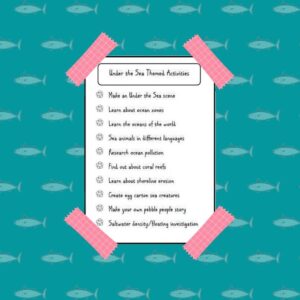 Under the Sea Themed Activities Free Download - Petal Resources