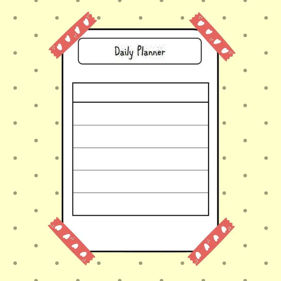 Planner Template