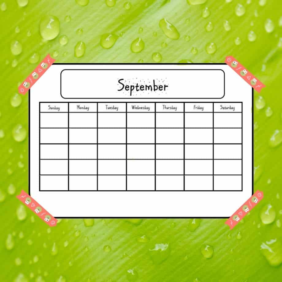 September Planner