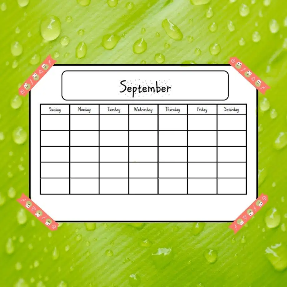 September Planner